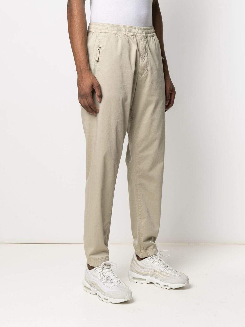 STONE ISLAND Track Pants Beige - MAISONDEFASHION.COM