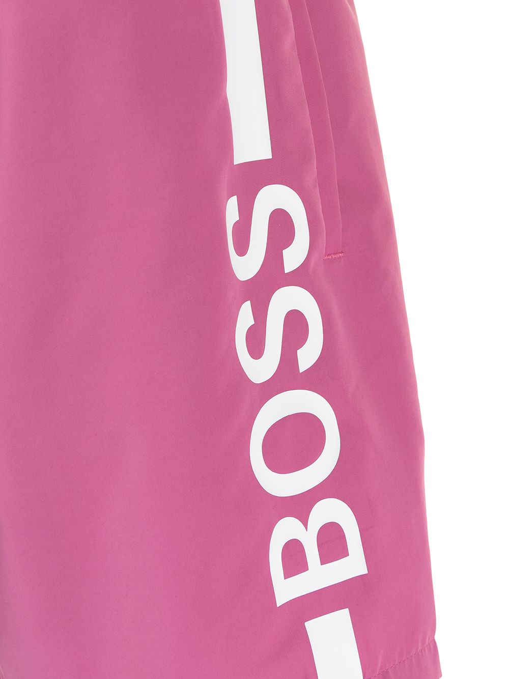 BOSS Logo Swim Shorts Pink - MAISONDEFASHION.COM