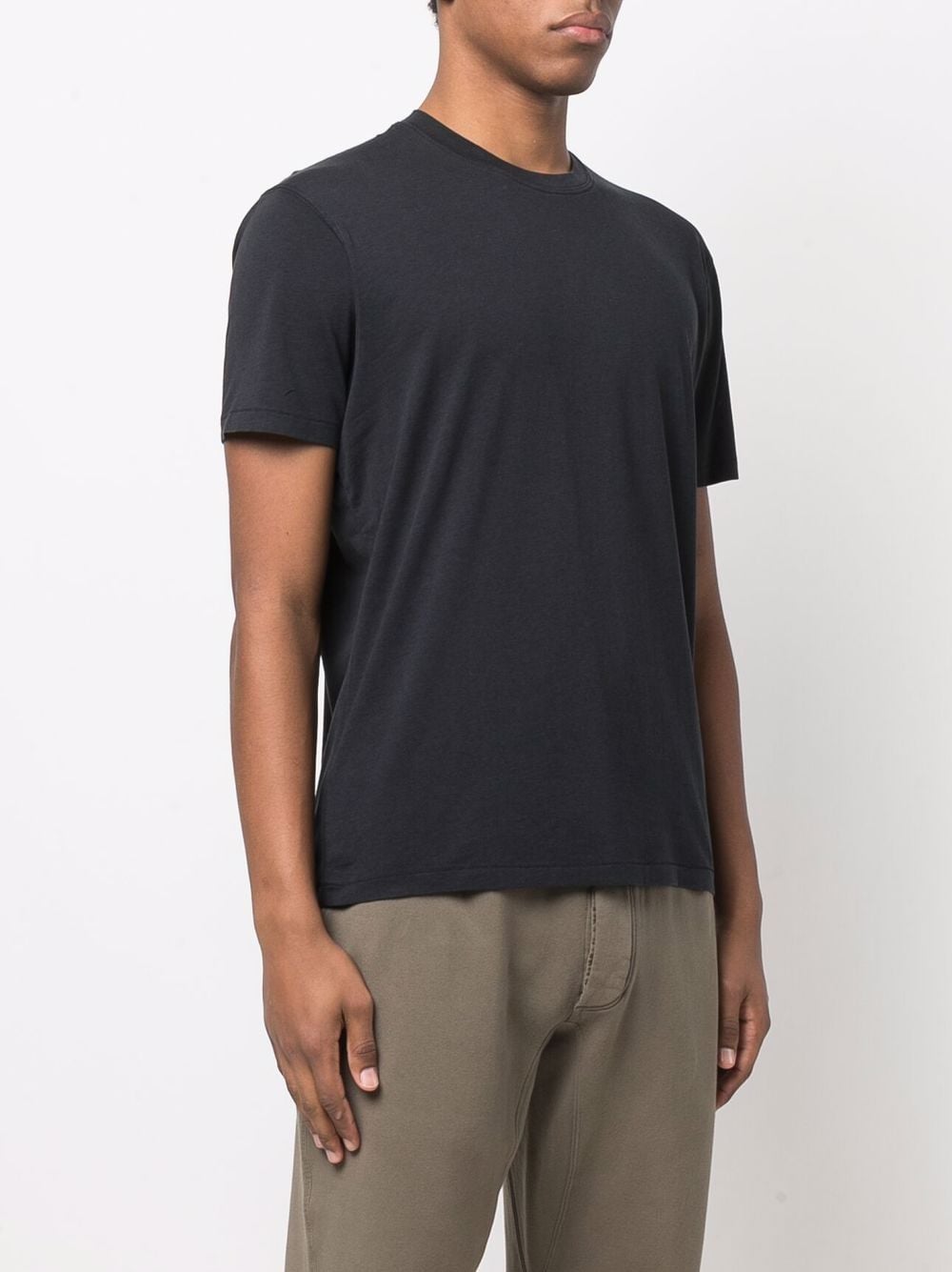TOM FORD Viscose Short Sleeve T-Shirt Black - MAISONDEFASHION.COM
