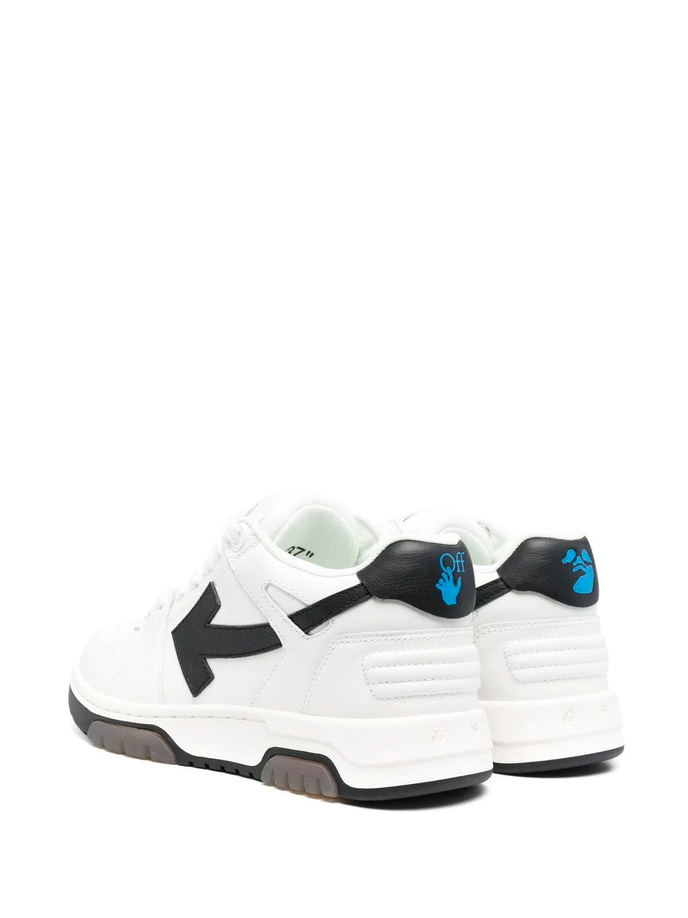 OFF-WHITE WOMEN Out Of Office Sneakers White/Black - MAISONDEFASHION.COM