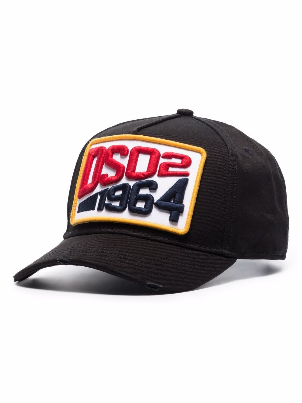 DSQUARED2 1964 logo-patch cap Black - MAISONDEFASHION.COM