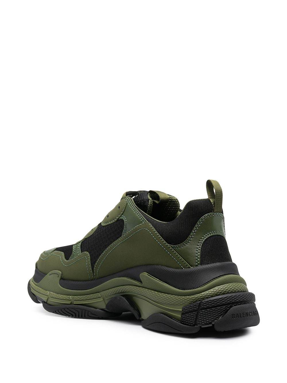 BALENCIAGA Triple S Sneakers Green - MAISONDEFASHION.COM