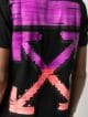 OFF-WHITE Marker Slim T-Shirt Black/Fuchasia - Maison De Fashion 