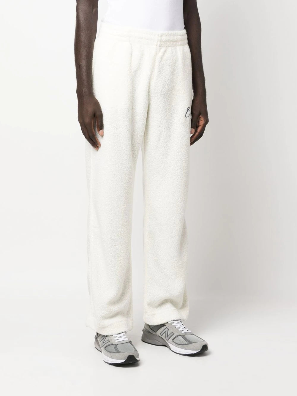 CASABLANCA Caza Terry Track Pant Off-White - MAISONDEFASHION.COM