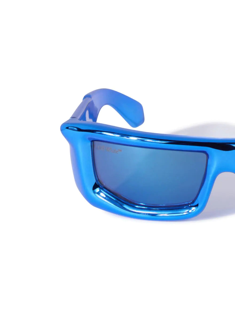 OFF-WHITE Volcanite Sunglasses Mirror Blue - MAISONDEFASHION.COM