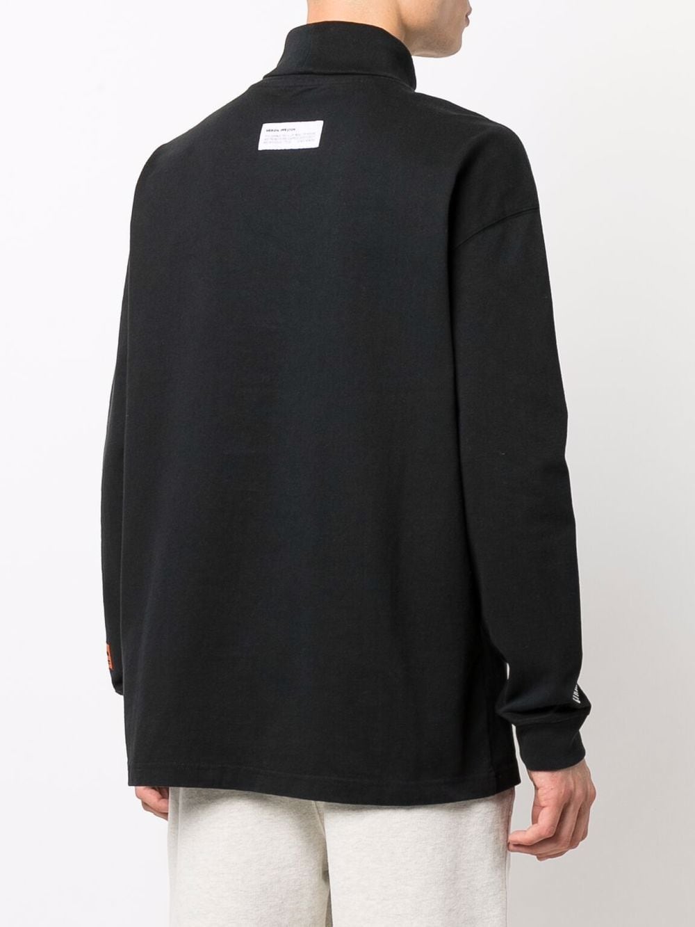 HERON PRESTON CTNMB Roll Neck Top Black - MAISONDEFASHION.COM