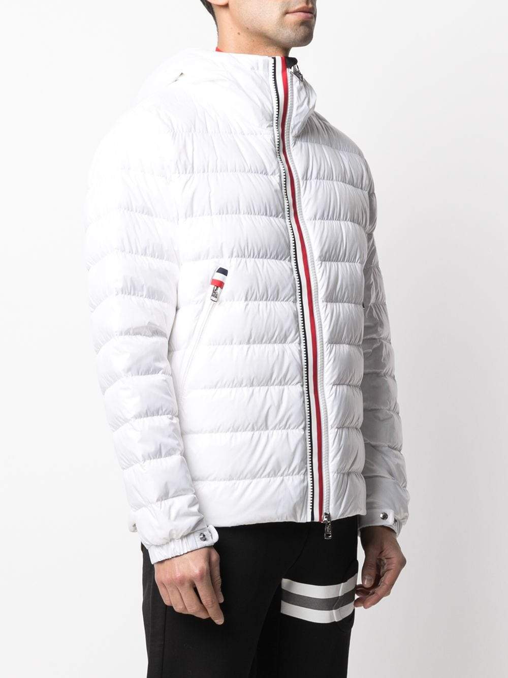 MONCLER Blesle Jacket White - MAISONDEFASHION.COM