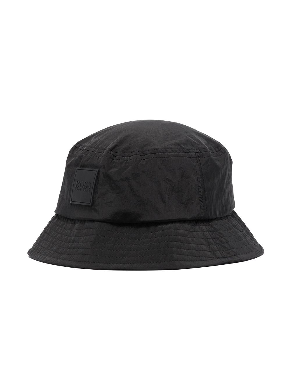 BOSS Logo-patch bucket hat Black - MAISONDEFASHION.COM
