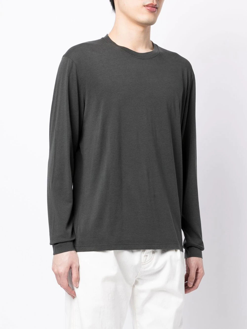 TOM FORD Long-sleeve T-Shirt Grey - MAISONDEFASHION.COM