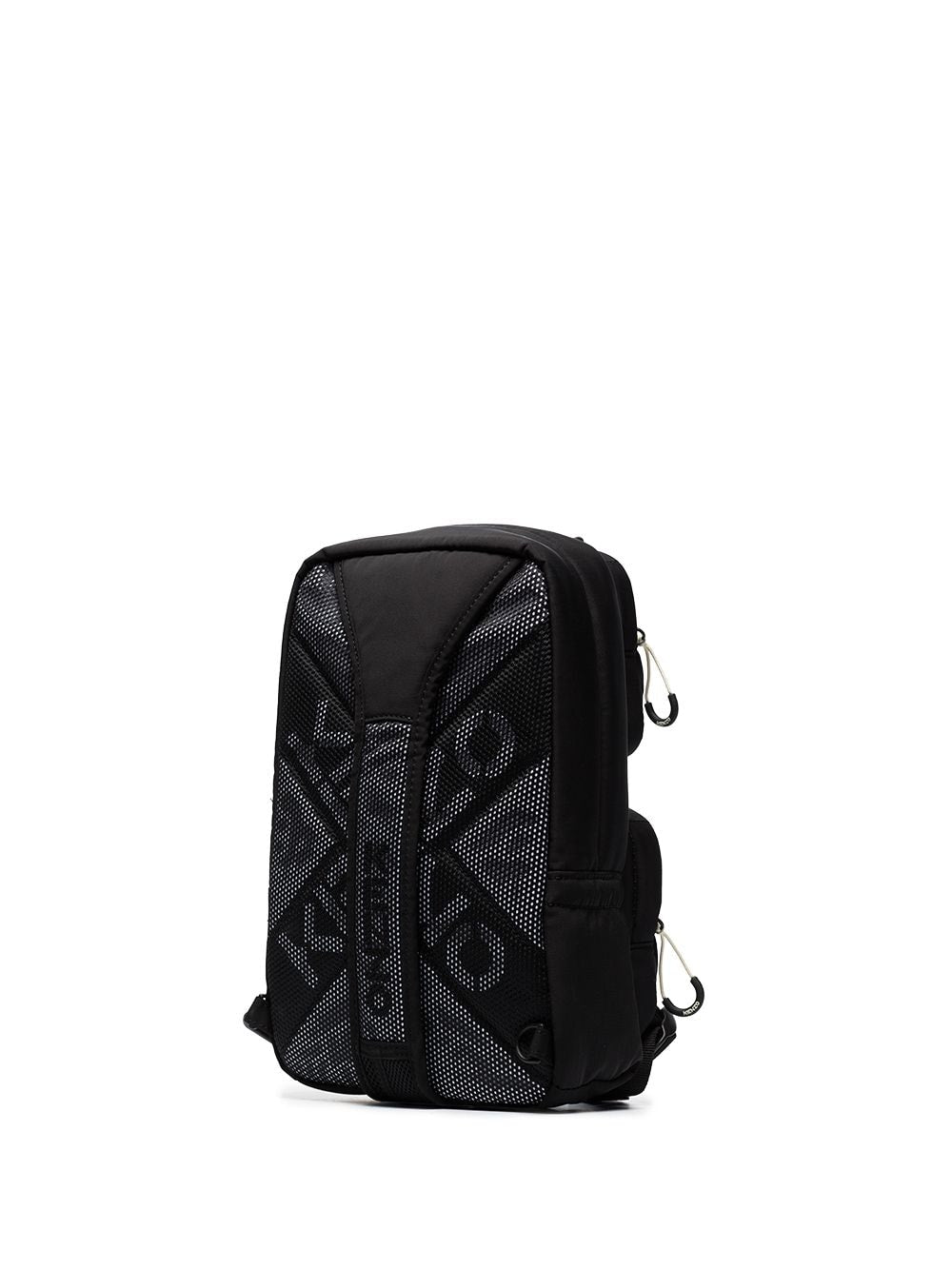 KENZO Cross Logo Bag With Strap Black - MAISONDEFASHION.COM