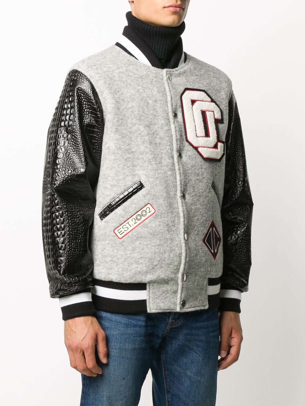 OPENING CEREMONY Varsity Jacket Grey - Maison De Fashion 