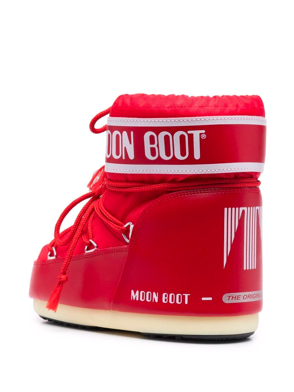 MOON BOOT Women's Icon Low Boots Red - MAISONDEFASHION.COM