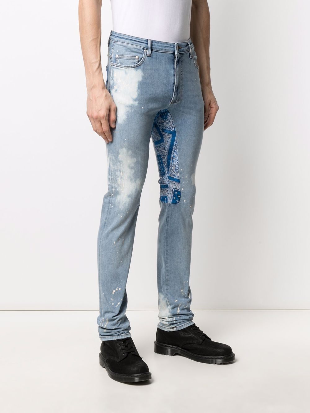 ALCHEMIST Distressed-effect denim jeans Blue - MAISONDEFASHION.COM