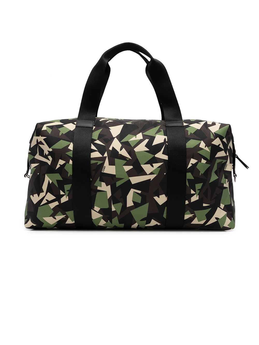 FENDI KIDS Camouflage Print Gym Bag Green/Black - MAISONDEFASHION.COM