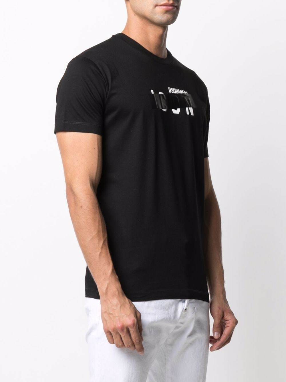 DSQUARED2 Tape detail Icon T-shirt Black – MAISONDEFASHION.COM