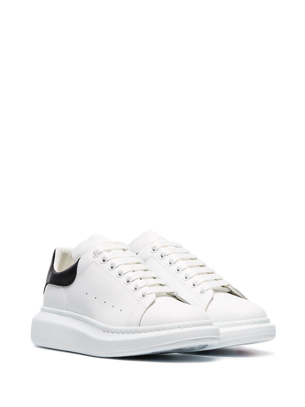 ALEXANDER MCQUEEN oversized sole sneakers white/black - Maison De Fashion 