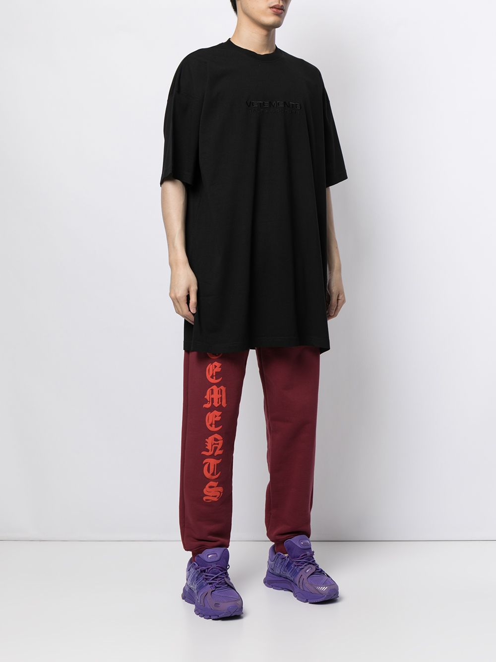 VETEMENTS Haute Couture T-Shirt Black - MAISONDEFASHION.COM