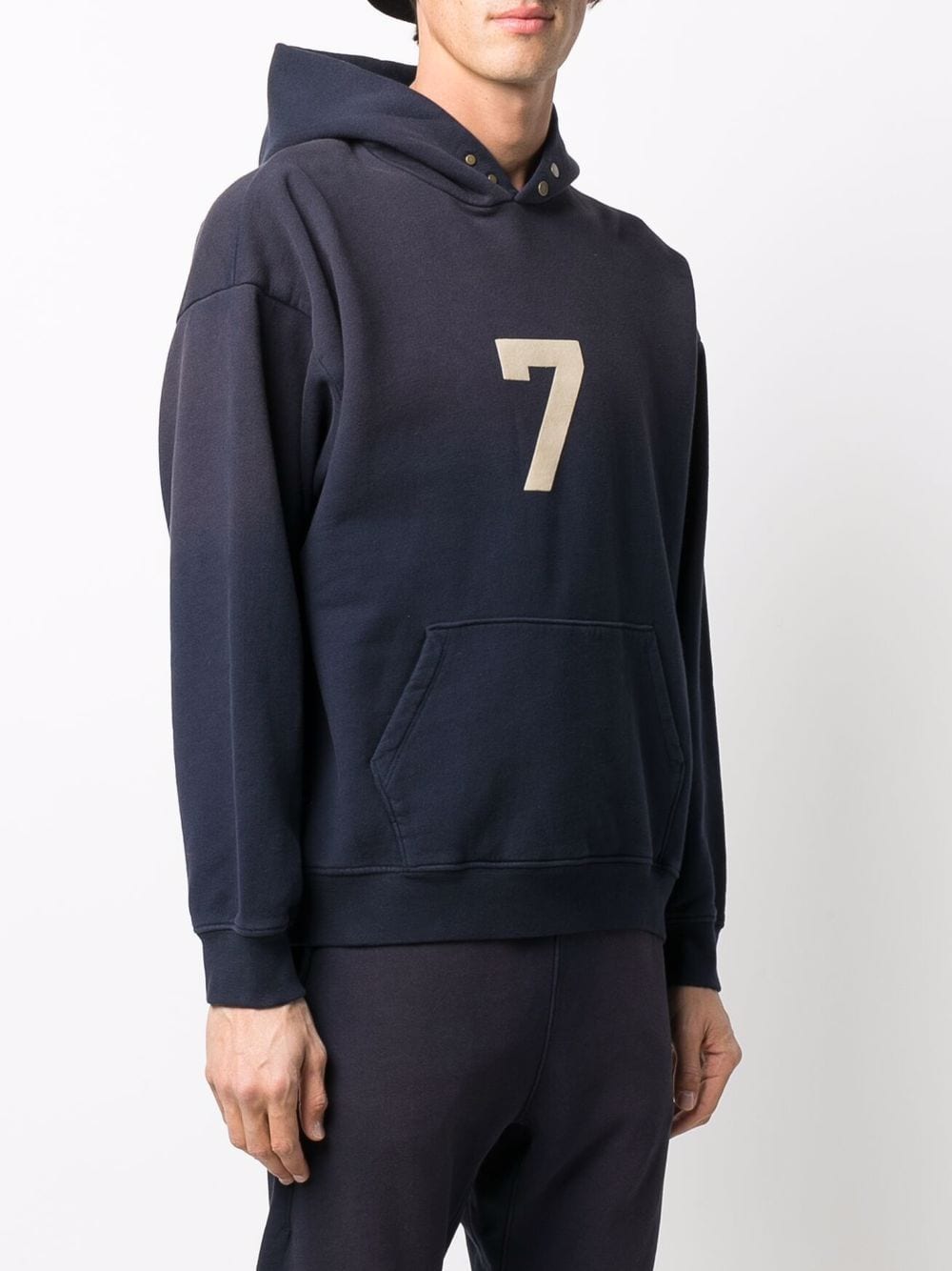 FEAR OF GOD 7 Hoodie Navy - MAISONDEFASHION.COM