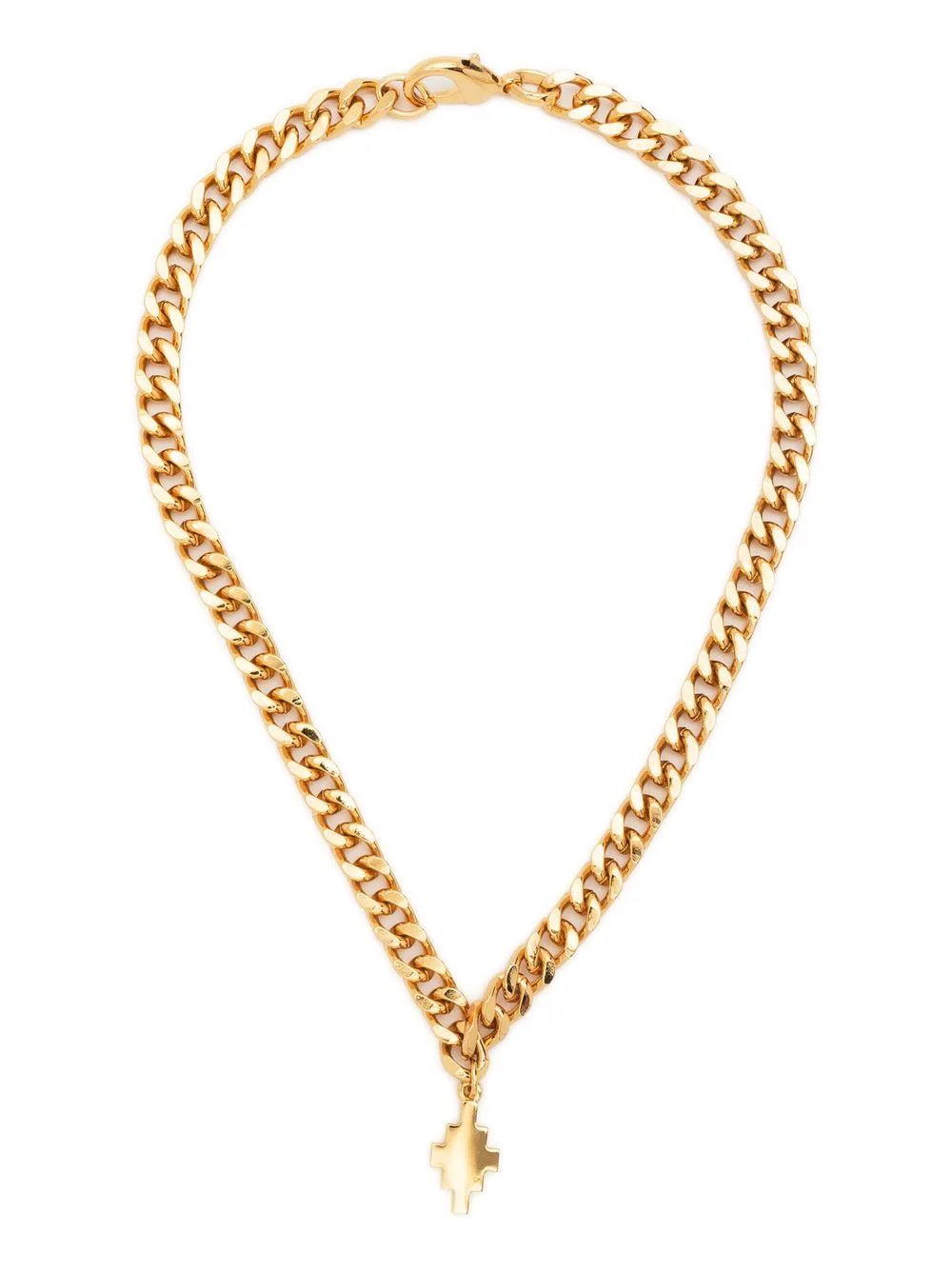 MARCELO BURLON Cross Necklace Gold - MAISONDEFASHION.COM