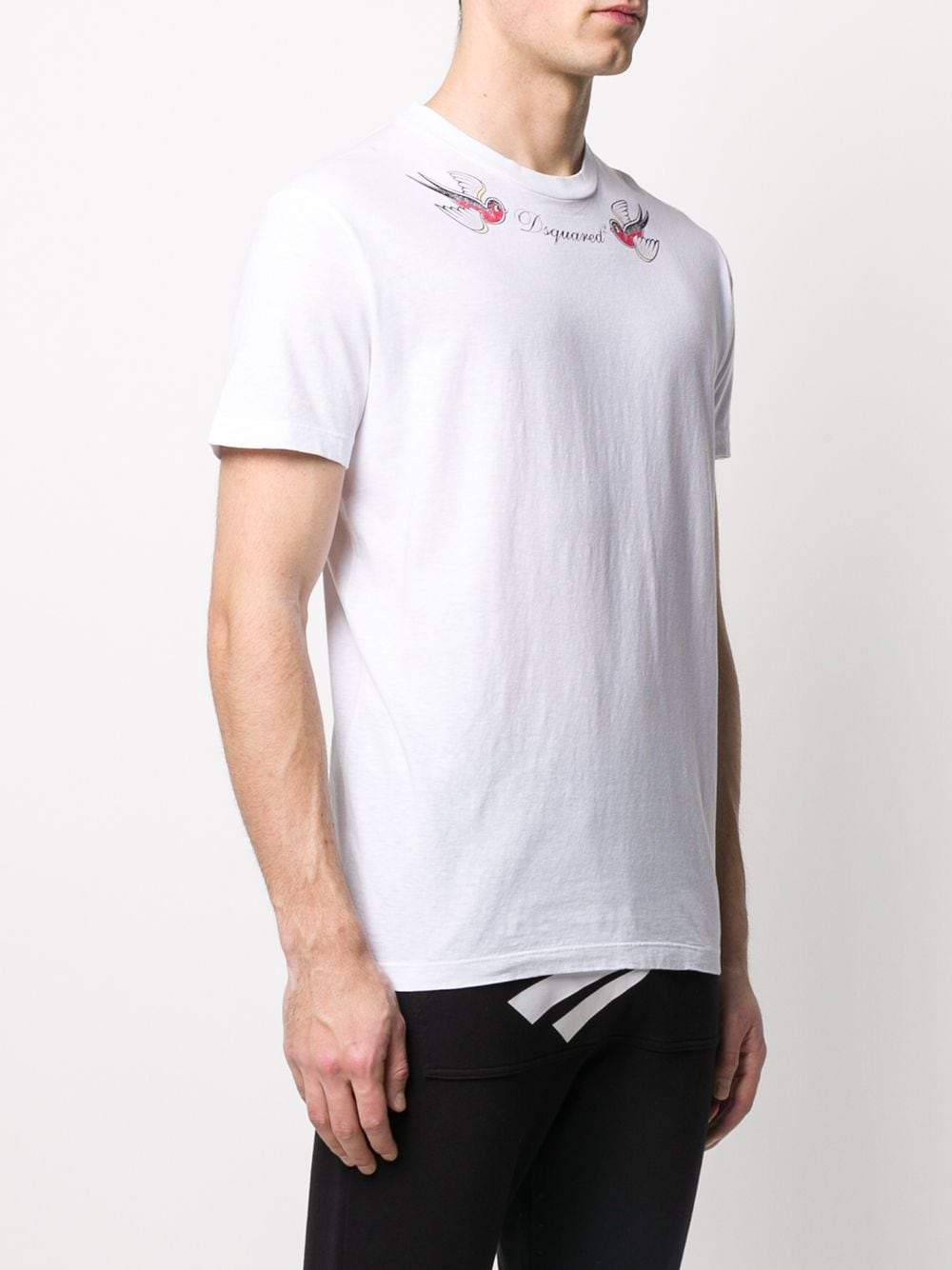 DSQUARED2 Bird Logo T-Shirt White - Maison De Fashion 