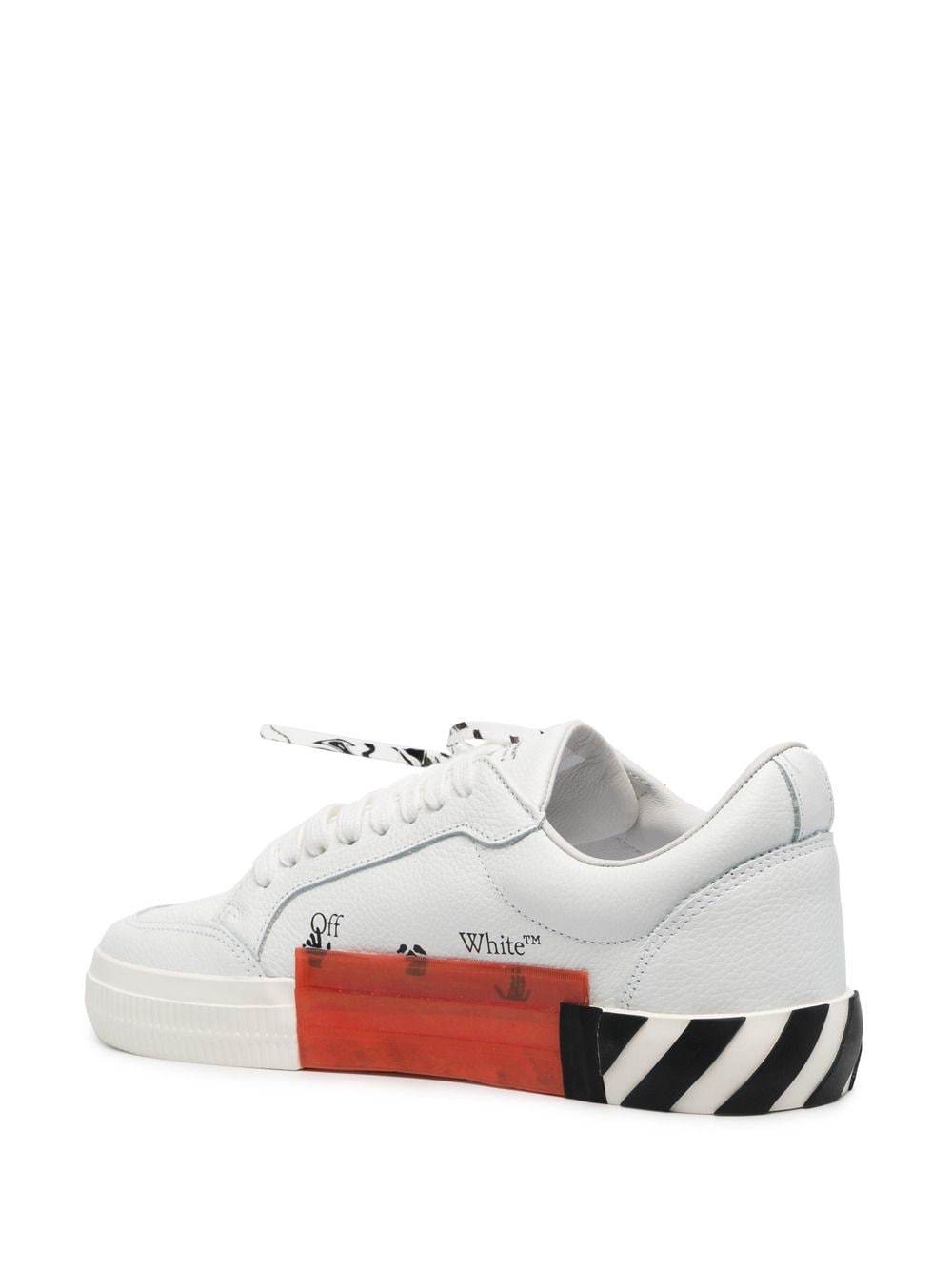 OFF-WHITE Low Vulcanized Sneakers White/Blue - MAISONDEFASHION.COM