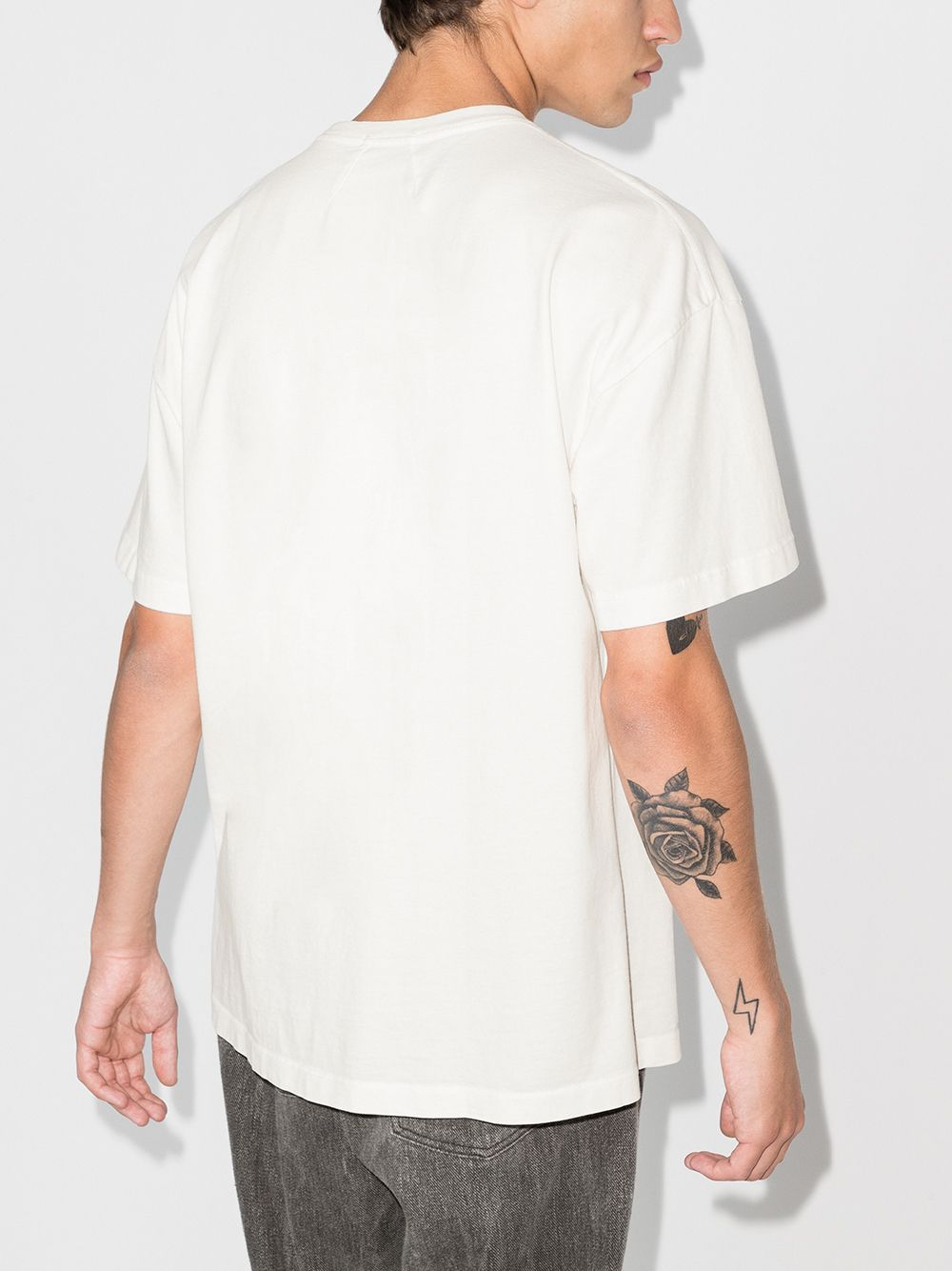 RHUDE Leopard T-Shirt White - MAISONDEFASHION.COM