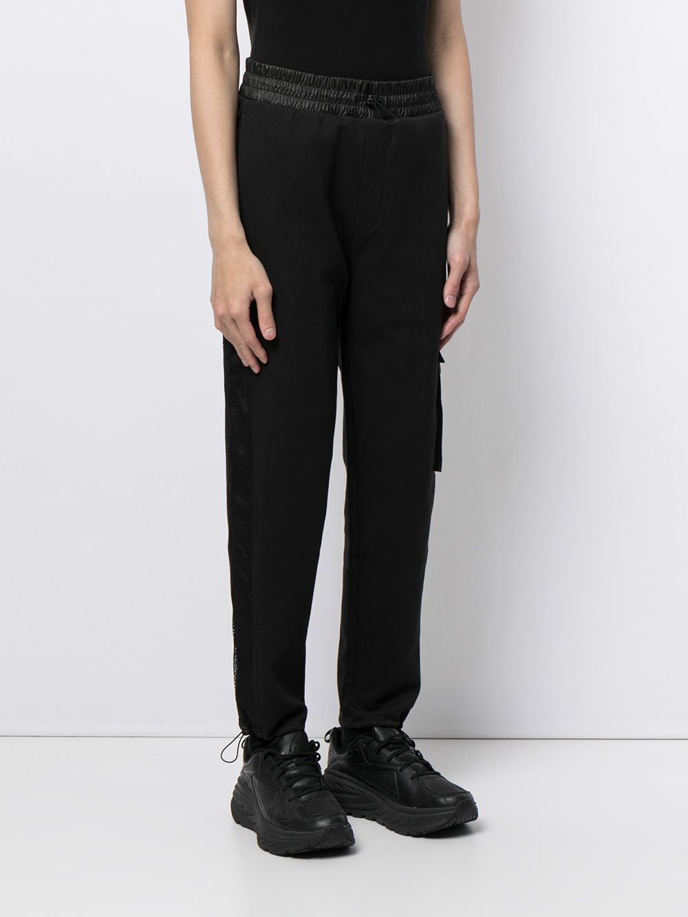 Ghugho Inset HUGO Mesh Insert Track Pants Black – MAISONDEFASHION.COM