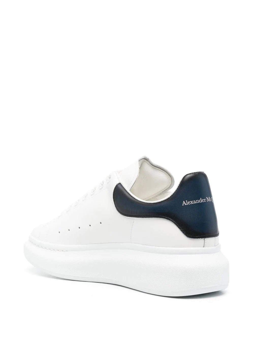 ALEXANDER MCQUEEN Leather Low-top Sneakers White - MAISONDEFASHION.COM