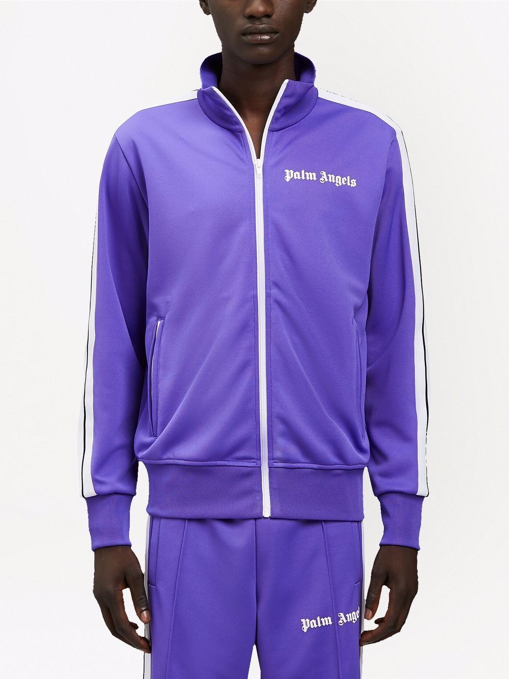 Purple palm angels track jacket sale