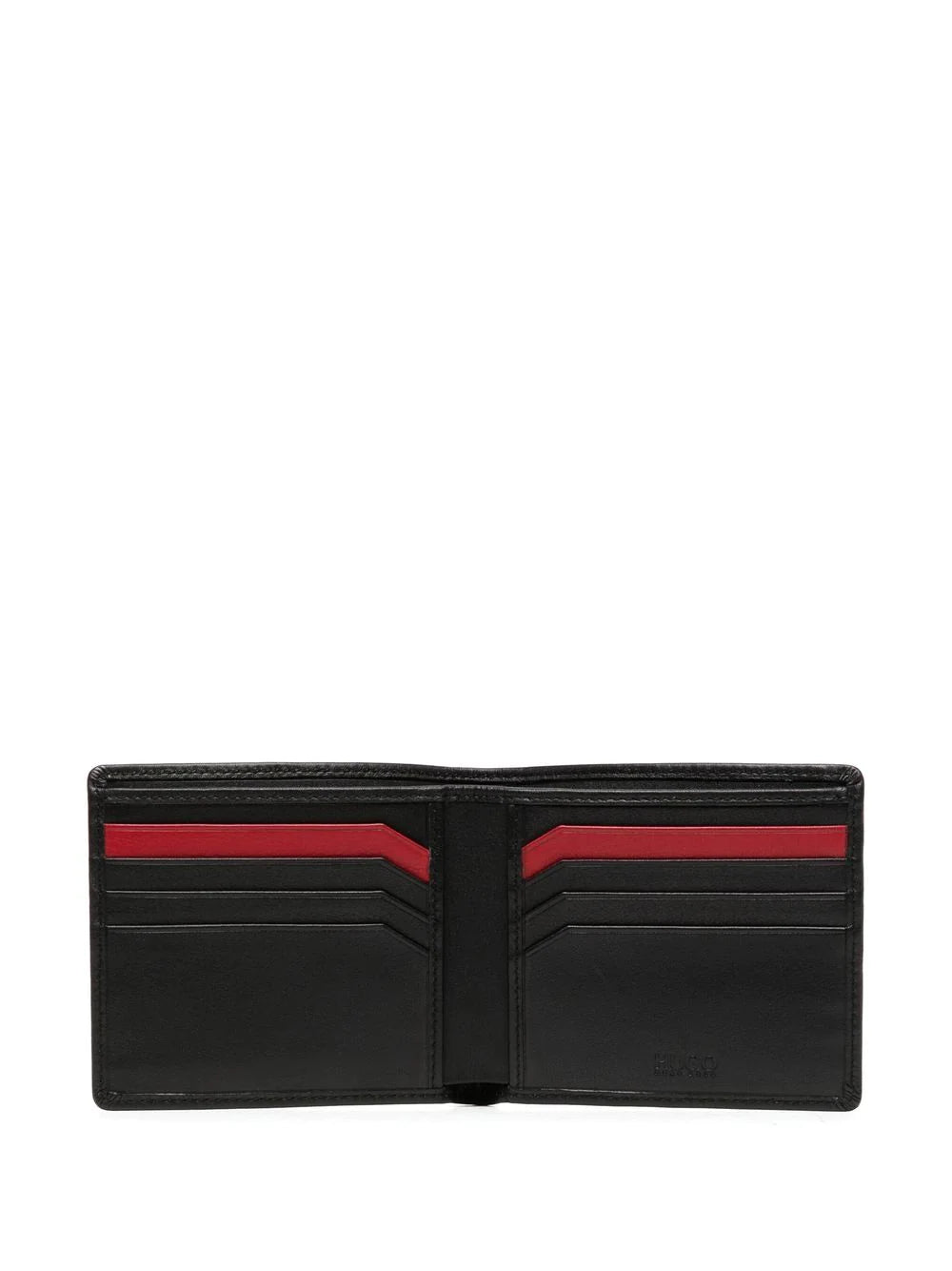 HUGO  Leather Wallet Black - MAISONDEFASHION.COM