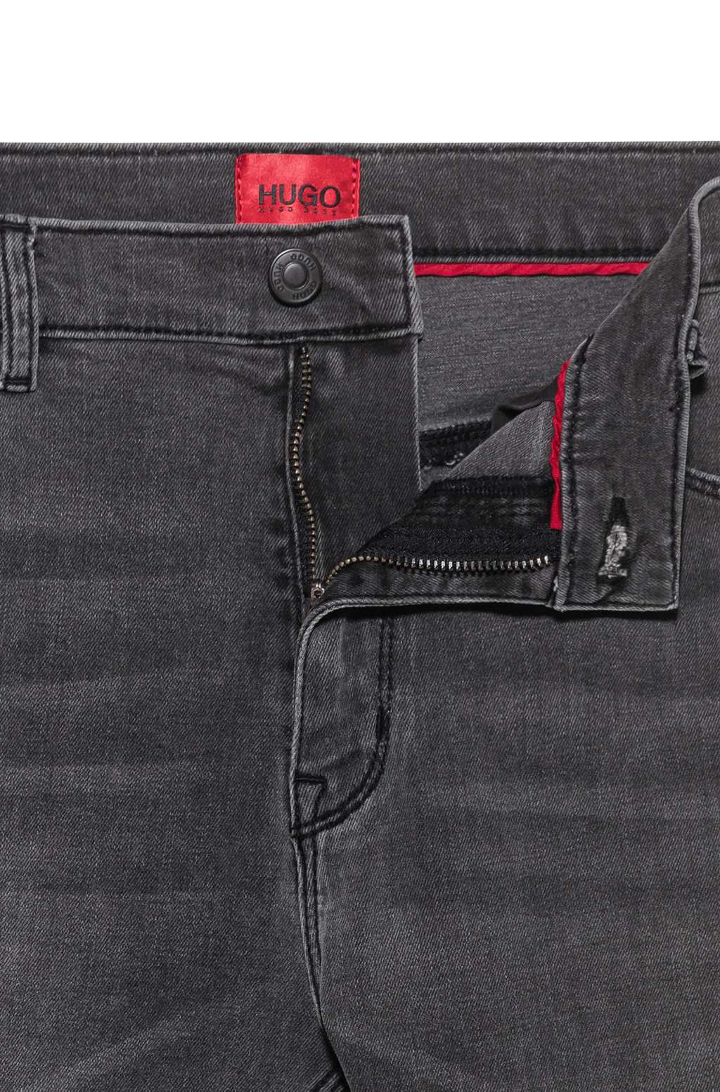 HUGO 708 Jeans Grey - MAISONDEFASHION.COM
