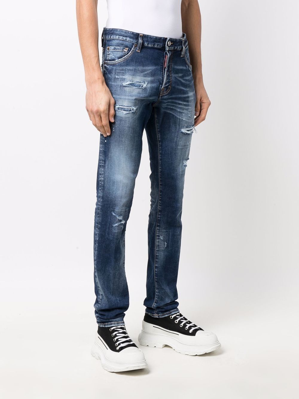 DSQUARED2 Cool Guy Jeans Blue - MAISONDEFASHION.COM