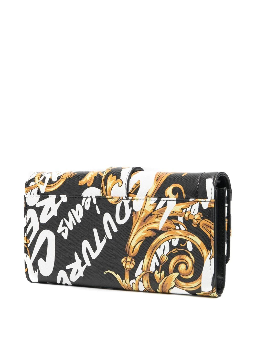 VERSACE WOMEN Baroque Print Chain Bag Black - MAISONDEFASHION.COM