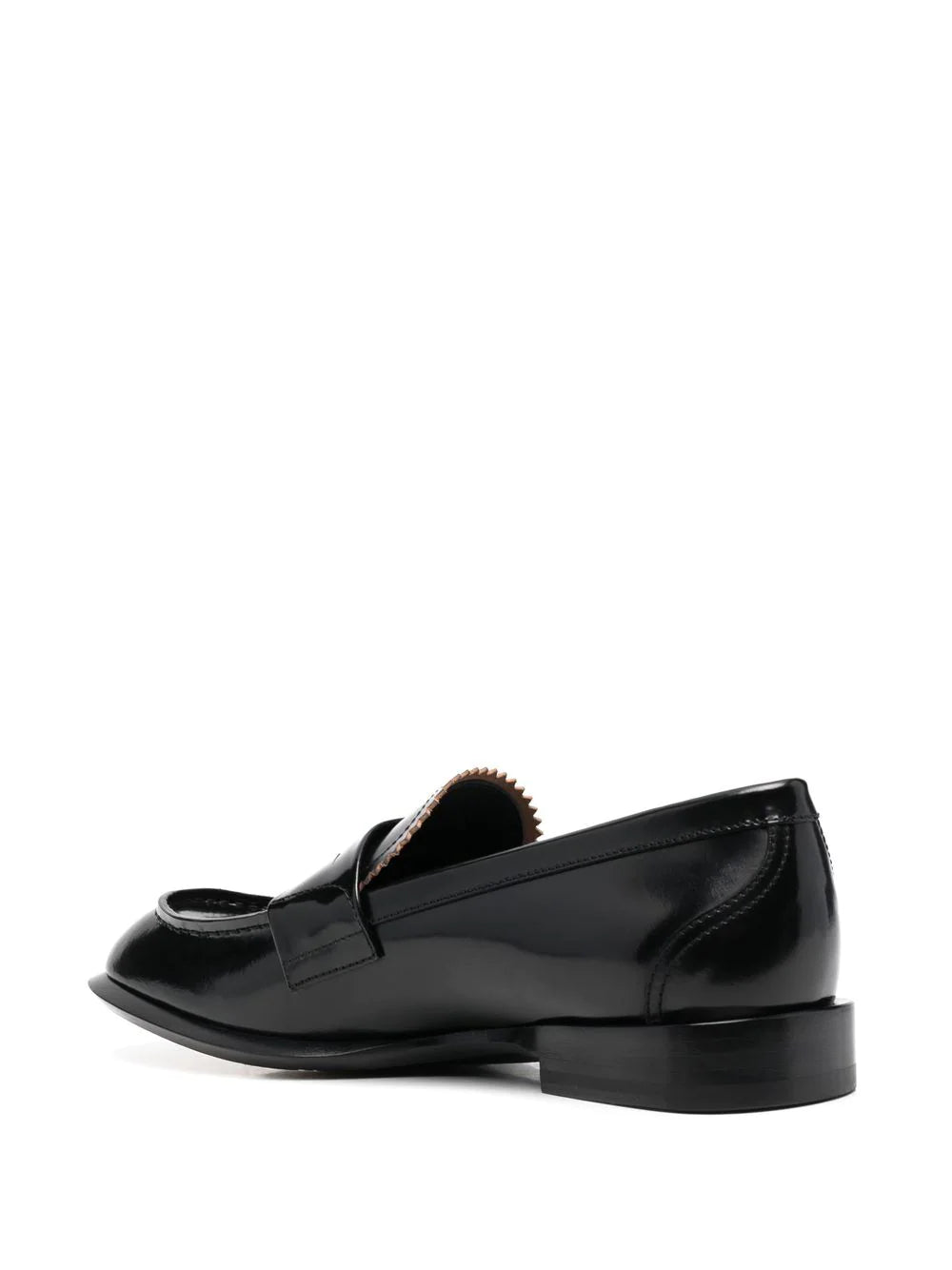 Alexander McQueen Coin Embellished Loafers Black - MAISONDEFASHION.COM