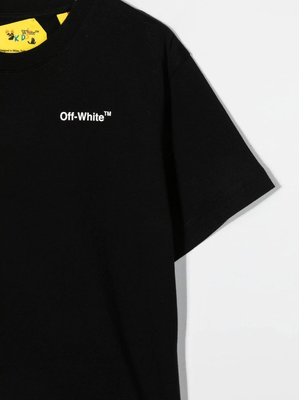 OFF-WHITE KIDS Rubber Arrow Tee Black/White - MAISONDEFASHION.COM