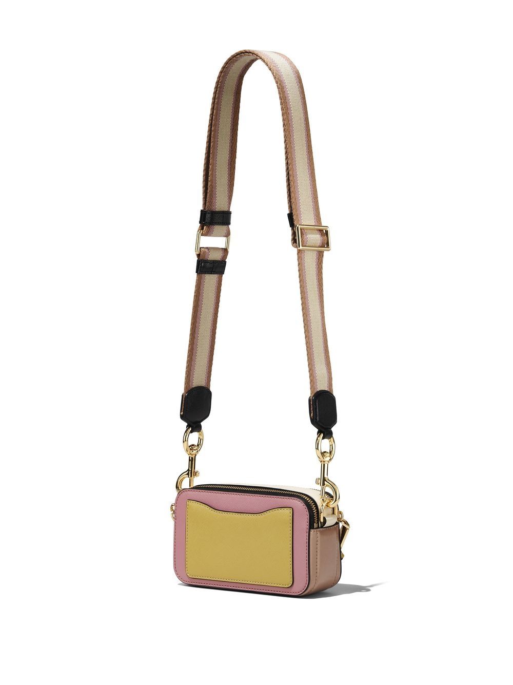 MARC JACOBS WOMEN The Colorblock Snapshot Crossbody Bag Pink - MAISONDEFASHION.COM