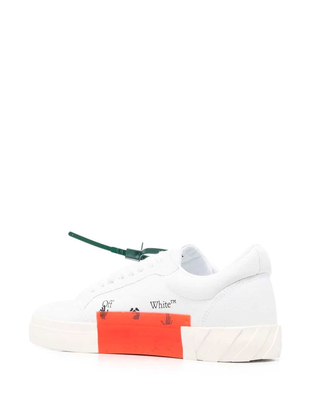 OFF-WHITE Vulcanized Low Top Sneakers White - MAISONDEFASHION.COM