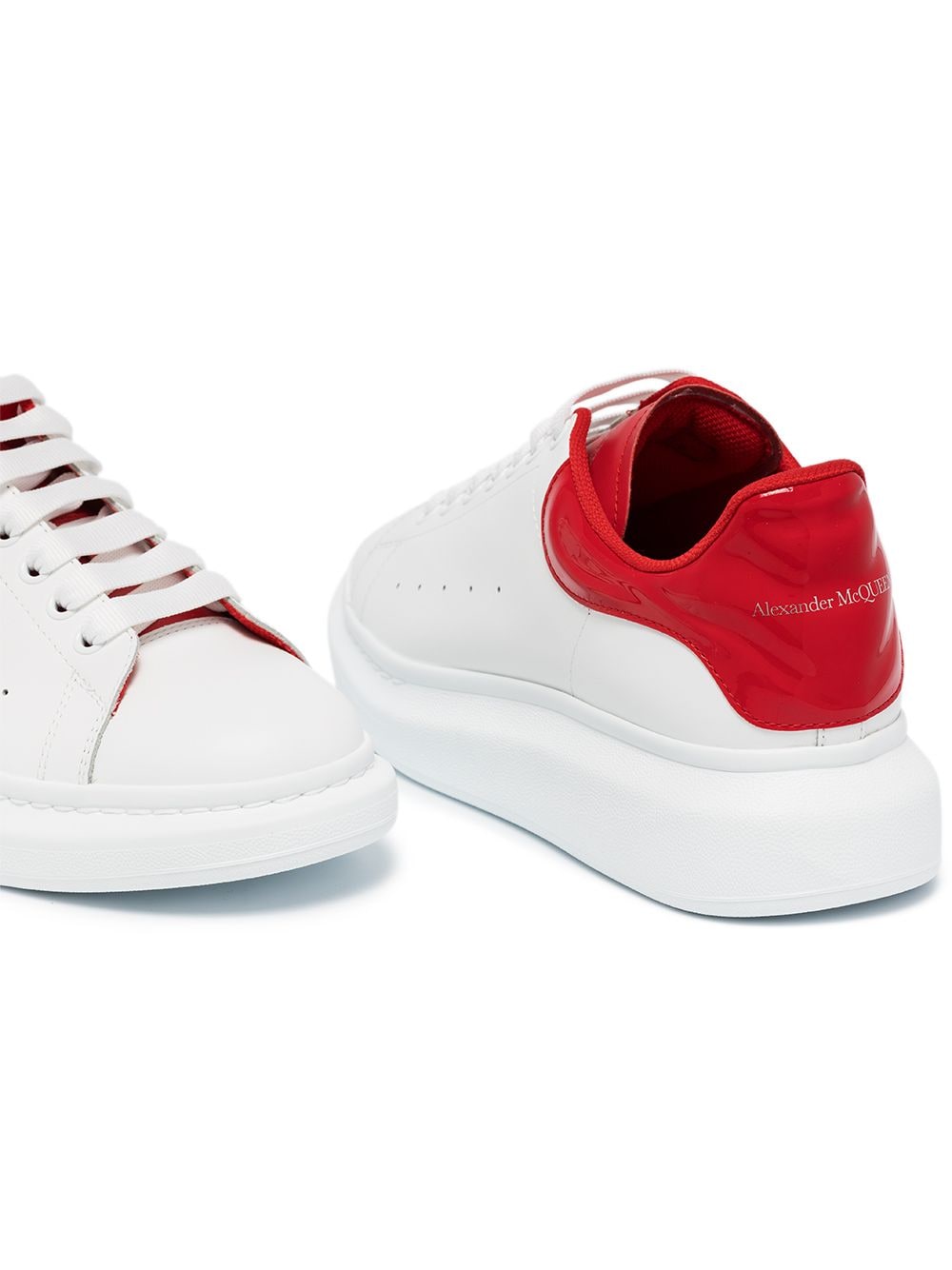 Alexander mcqueen shoes red best sale