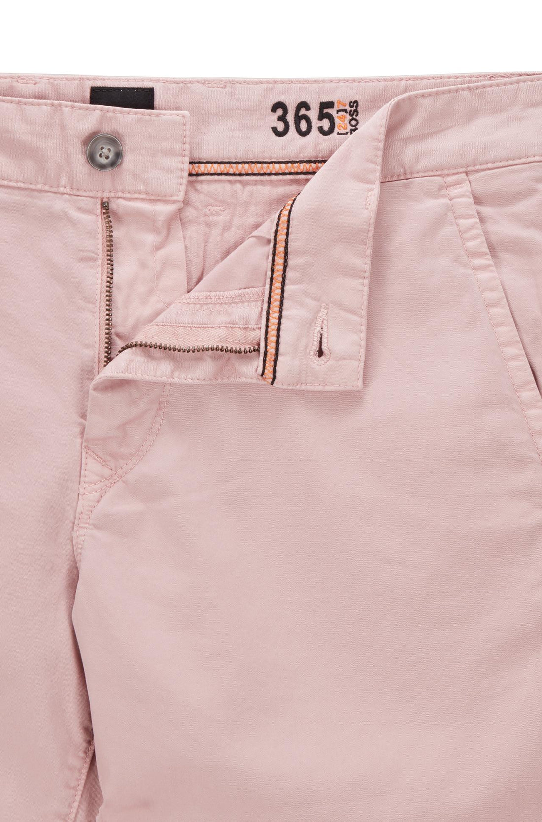 BOSS Slim Chino Shorts Pink - MAISONDEFASHION.COM