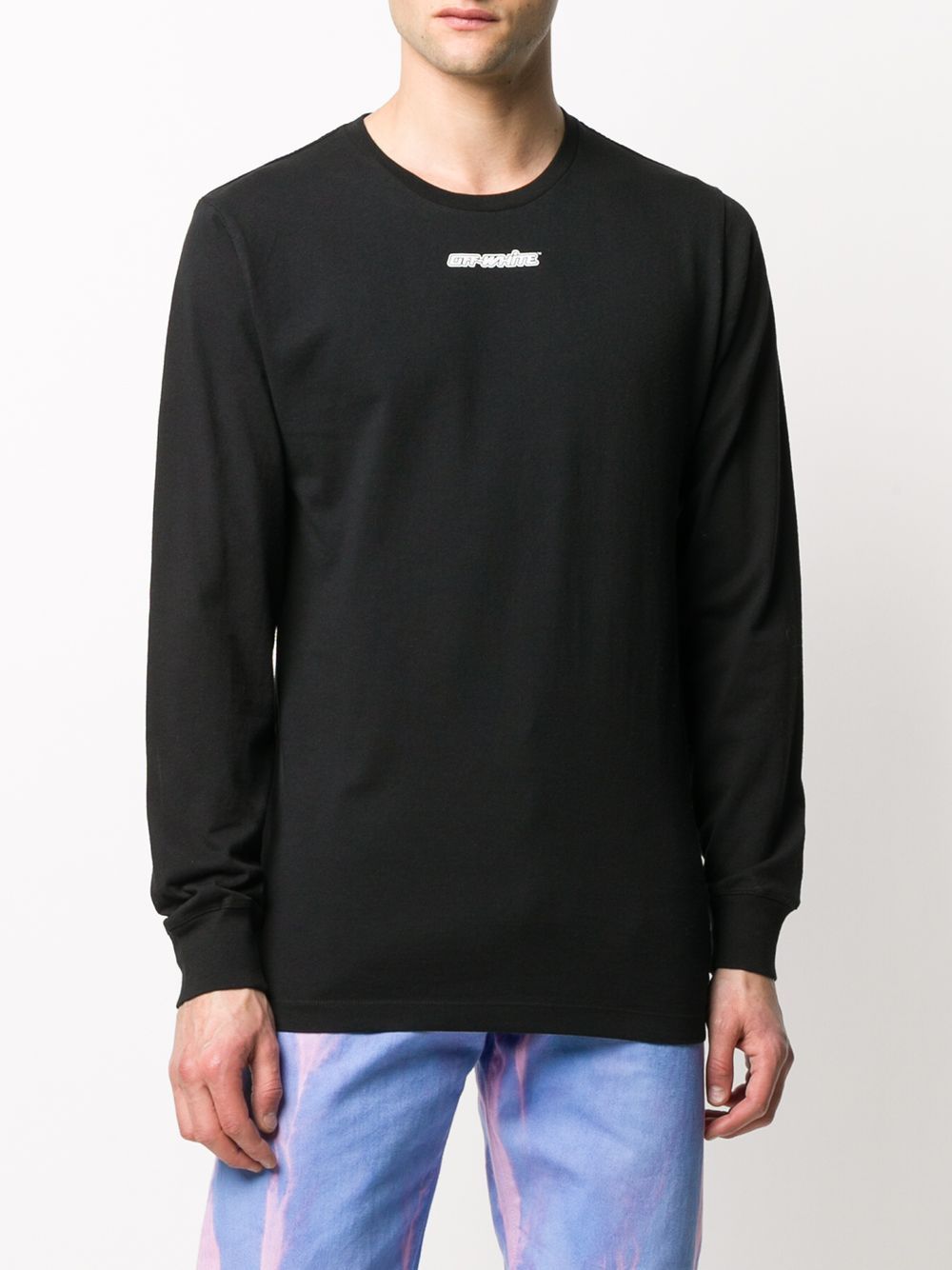 OFF-WHITE Marker Arrows Long Sleeve T-shirt Black - Maison De Fashion 