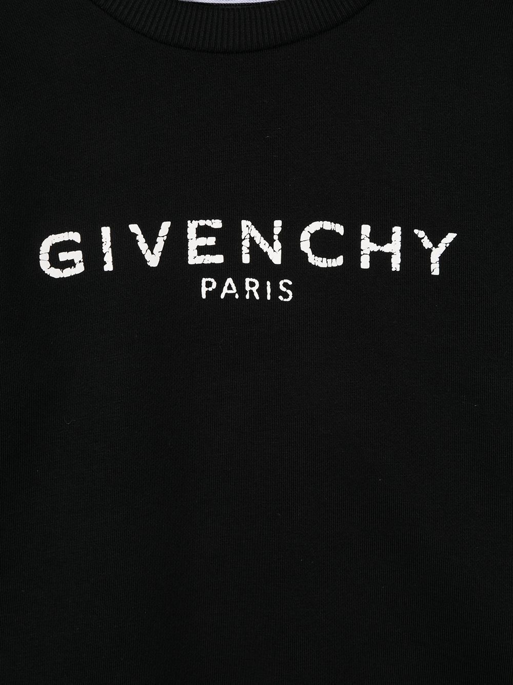 GIVENCHY KIDS Logo Sweatshirt Black/White - Maison De Fashion 