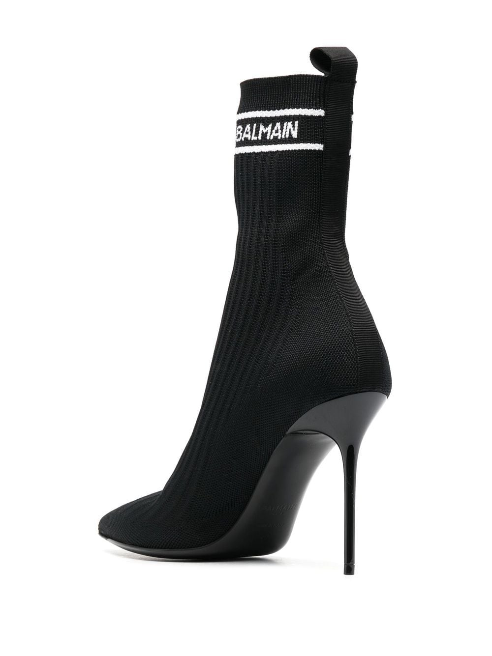 BALMAIN WOMEN Skye 95mm ankle boots Black - MAISONDEFASHION.COM