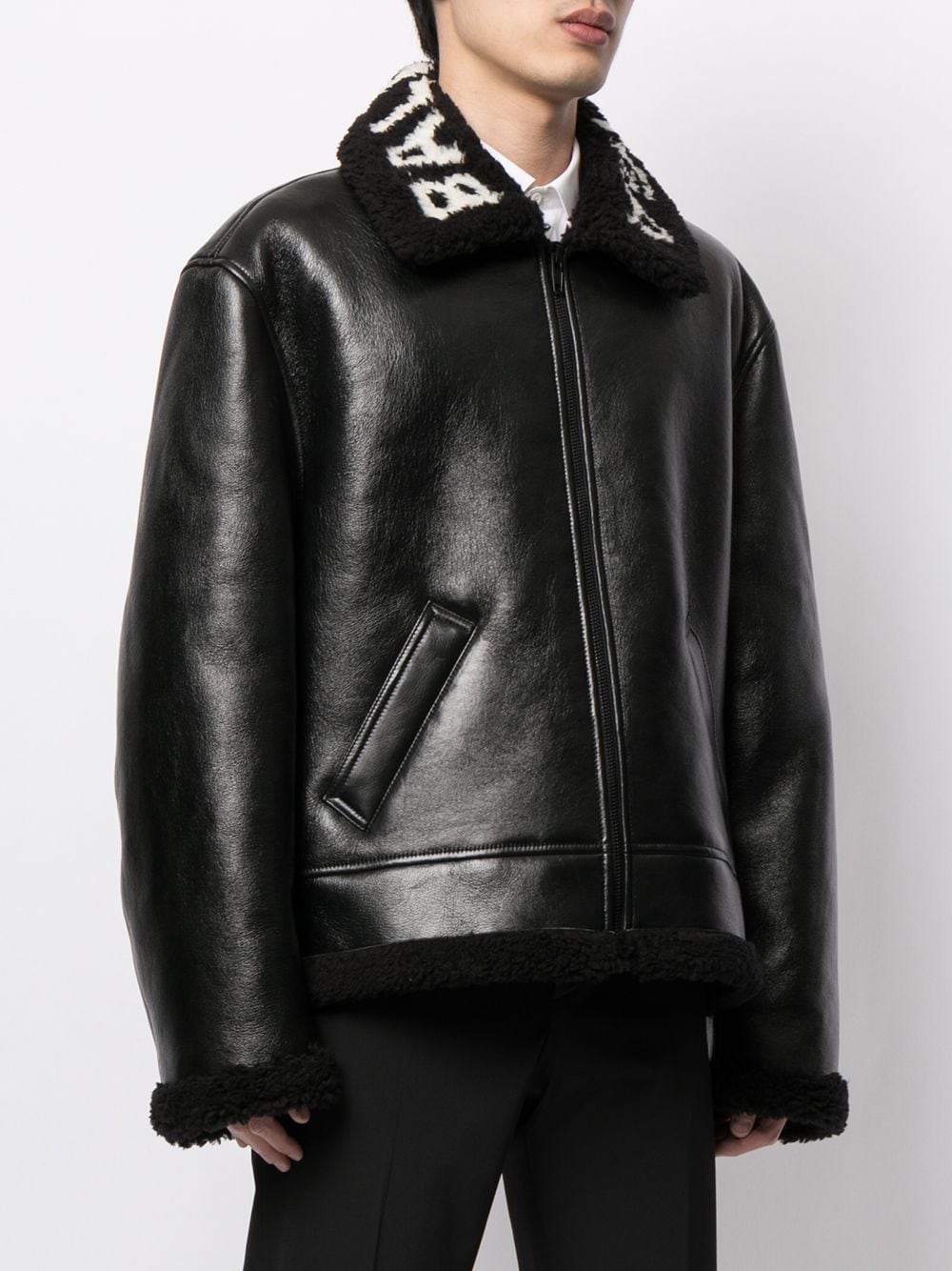 BALENCIAGA Cocoon Aviator Jacket Black - MAISONDEFASHION.COM