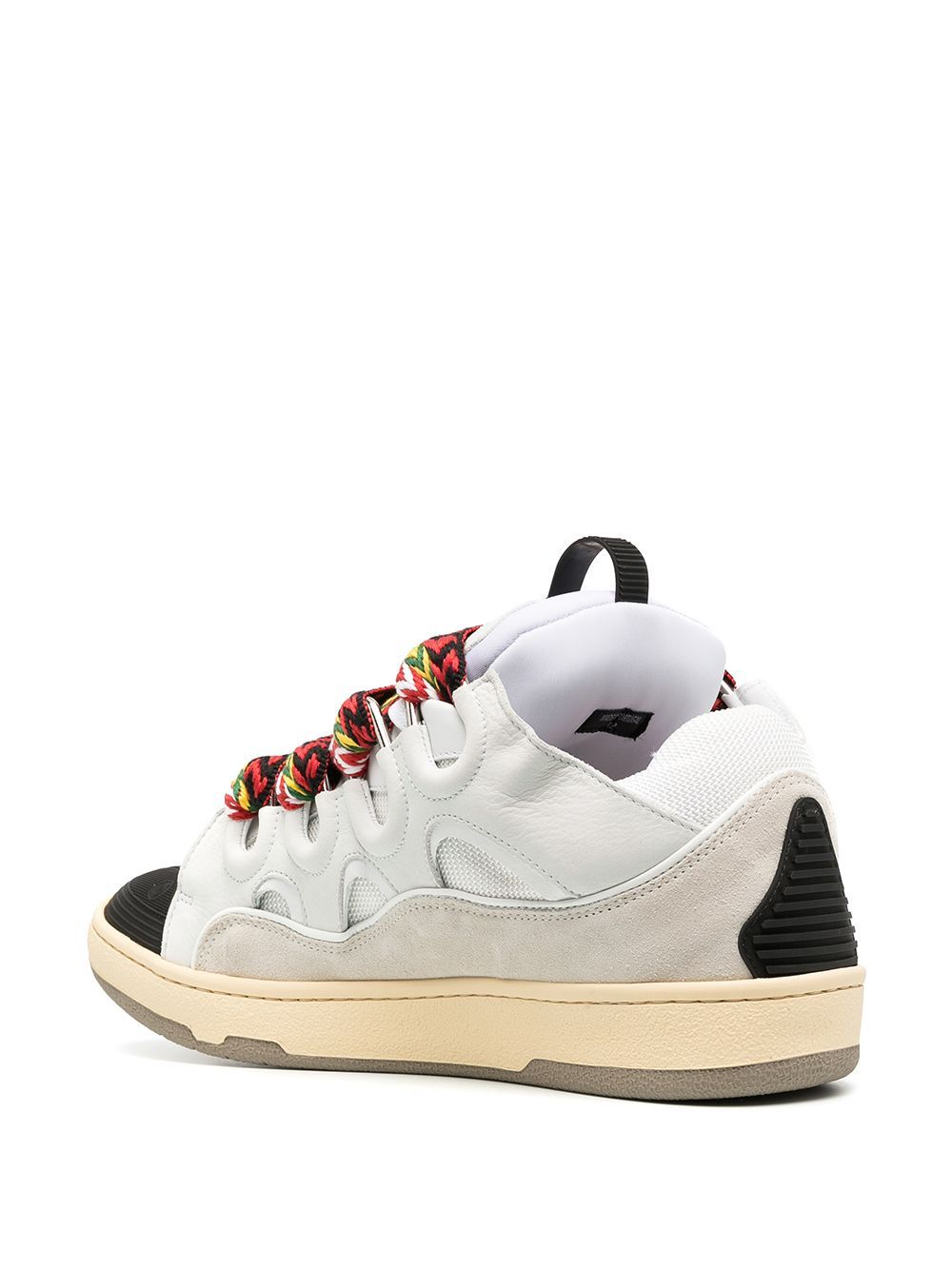 LANVIN Curb Sneakers White - MAISONDEFASHION.COM