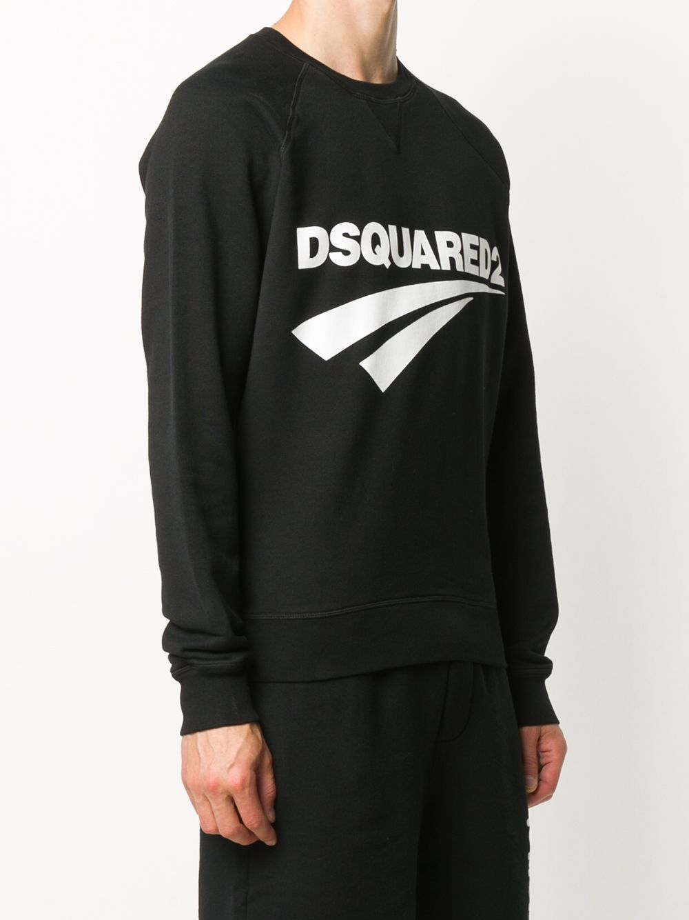 DSQUARED2 logo sweatshirt black - Maison De Fashion 