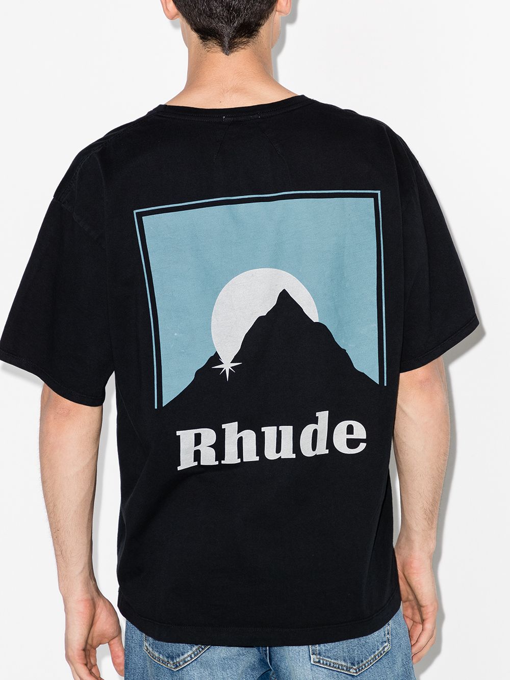 RHUDE Sundry T-Shirt Black - MAISONDEFASHION.COM