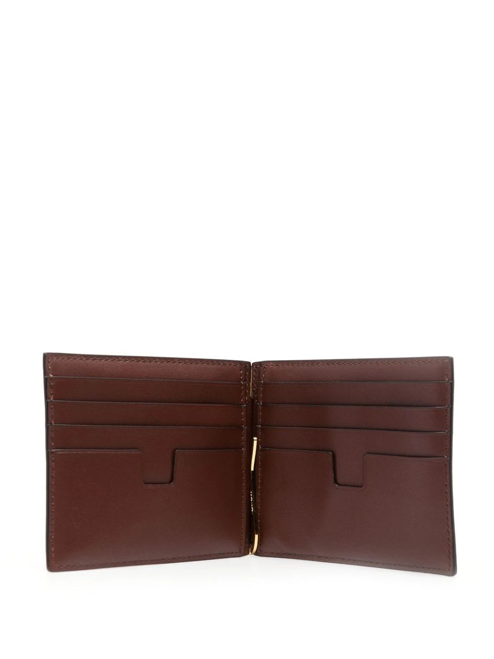 TOM FORD Crocodile Effect Card Holder Brown - MAISONDEFASHION.COM