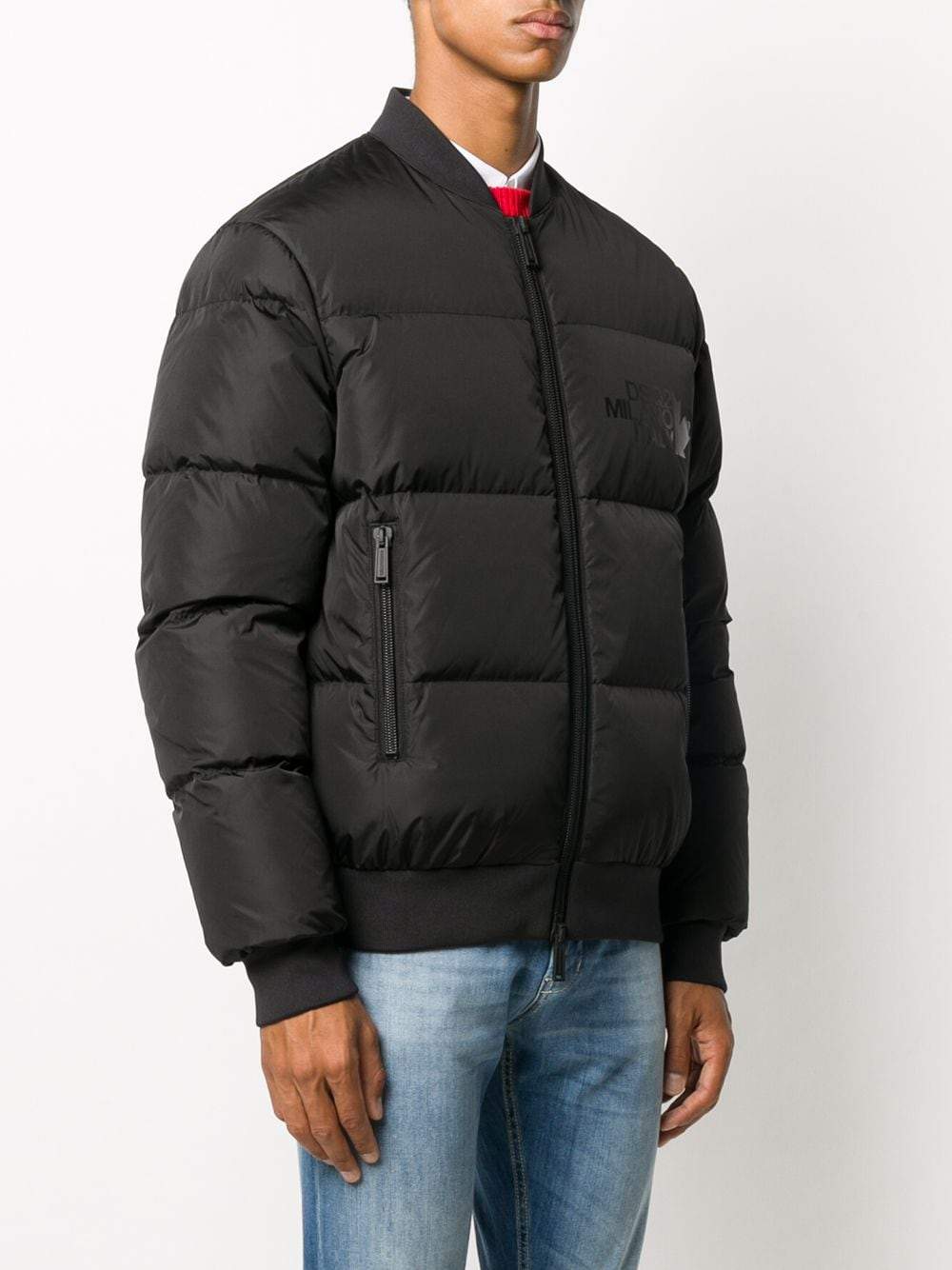 DSQUARED2 Down Bomber Jacket Black - Maison De Fashion 