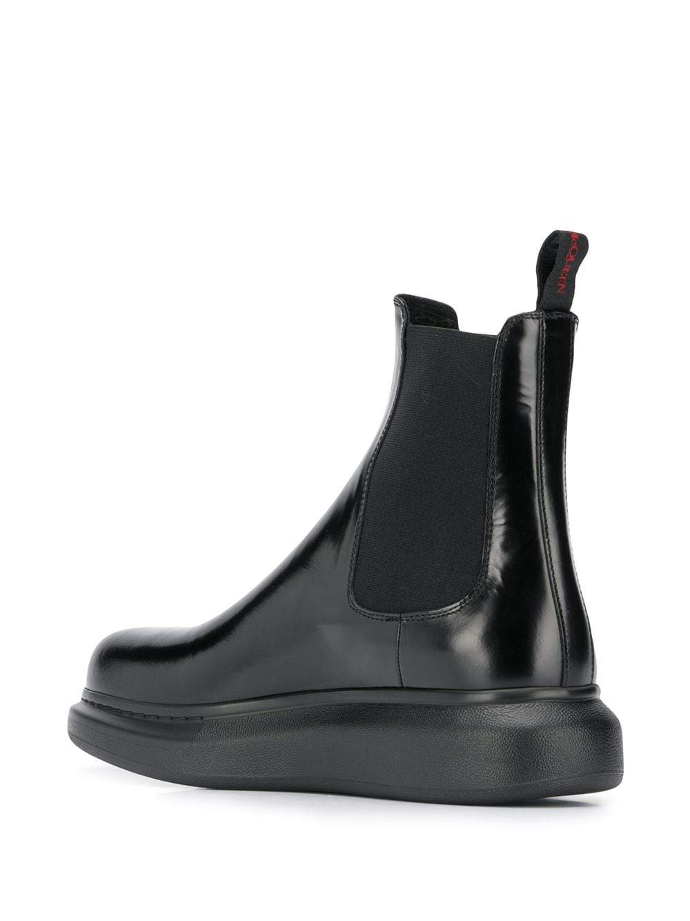 ALEXANDER MCQUEEN Hybrid Chelsea Boots Black - Maison De Fashion 