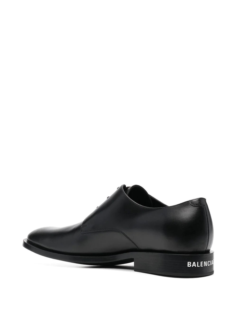 BALENCIAGA Midnight Derby Shoes Black - MAISONDEFASHION.COM